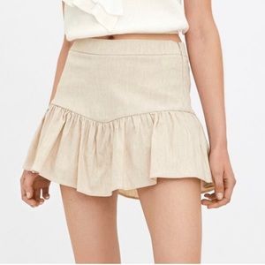 Zara ruffled skort